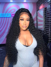 Load image into Gallery viewer, Tropicx Curl HD invisible lace Frontal wig)
